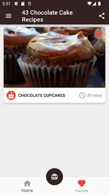 Chocolate Cake Recipes android App screenshot 0