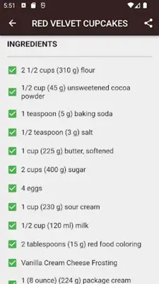 Chocolate Cake Recipes android App screenshot 1