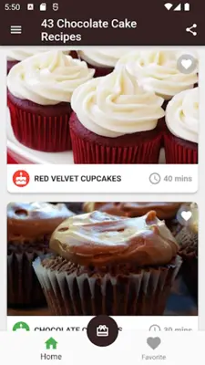 Chocolate Cake Recipes android App screenshot 3